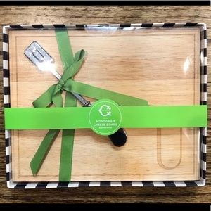 Monogram Cheese Board & Spreader